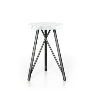 STIL Hocker Eiche Marmor