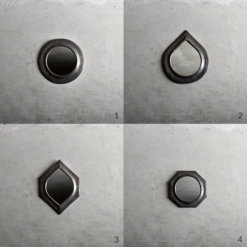 Tine K Home – Spiegel Set – 4 graphische Formen SMALL