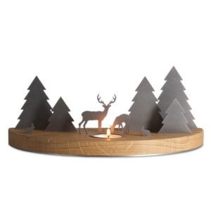 Unoferrum – Silhouette Winterlandschaft M Eiche