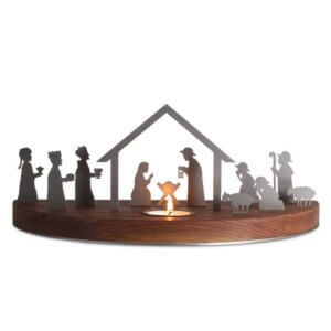 Unoferrum – Silhouette Weihnachtskrippe M Nussbaum