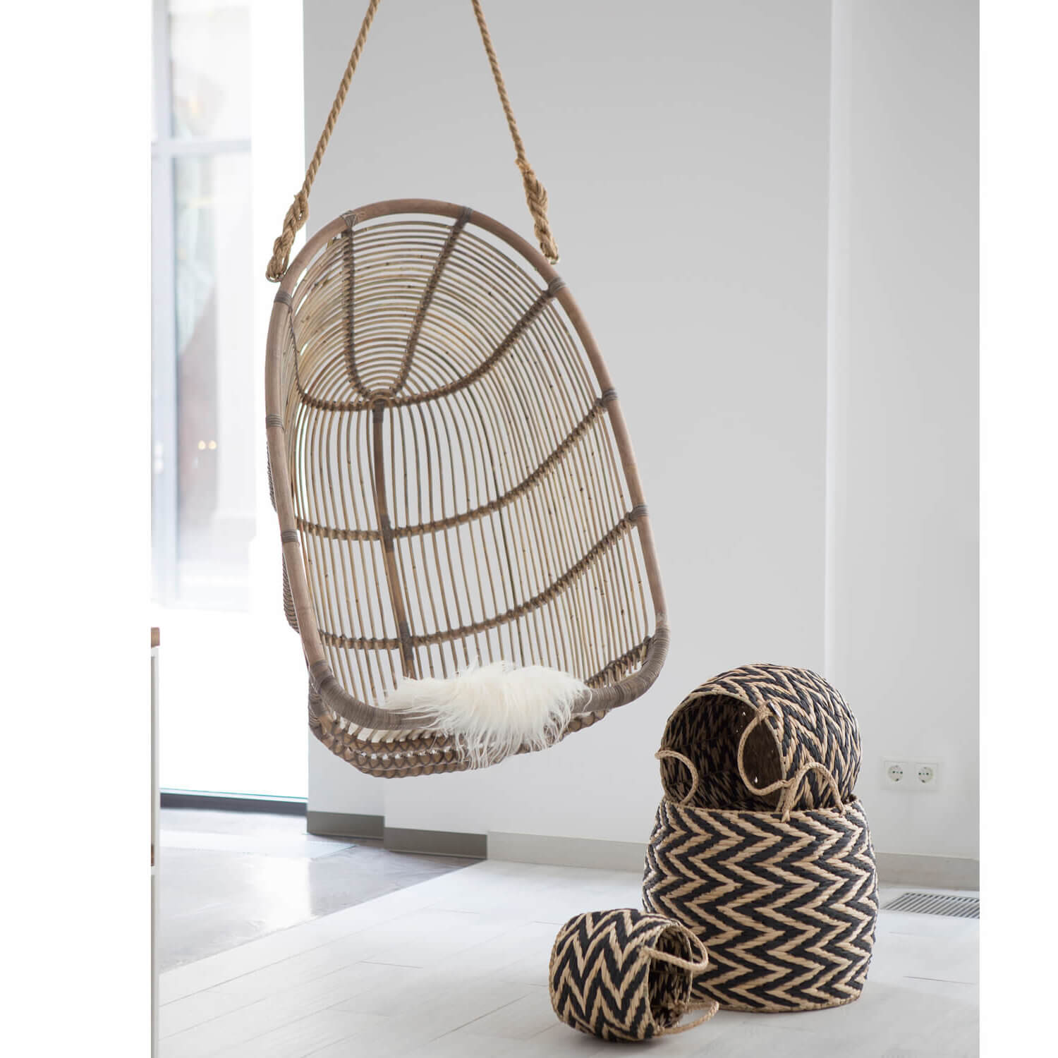 Sika Renoir Hanging Chair Taupe