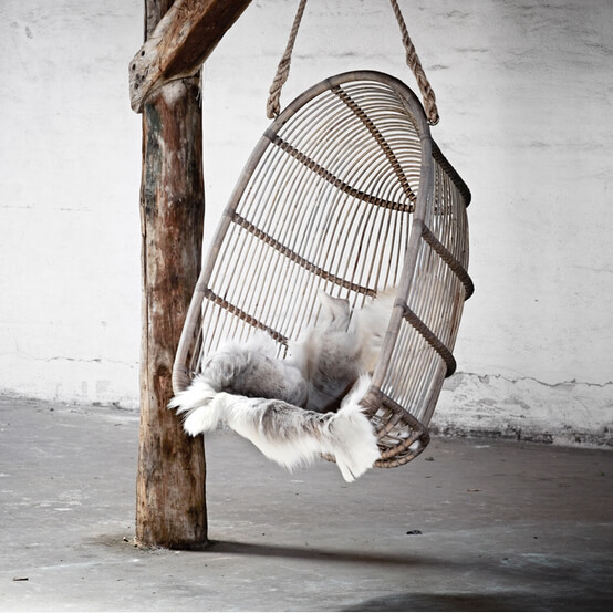 Sika Renoir Hanging Chair Taupe