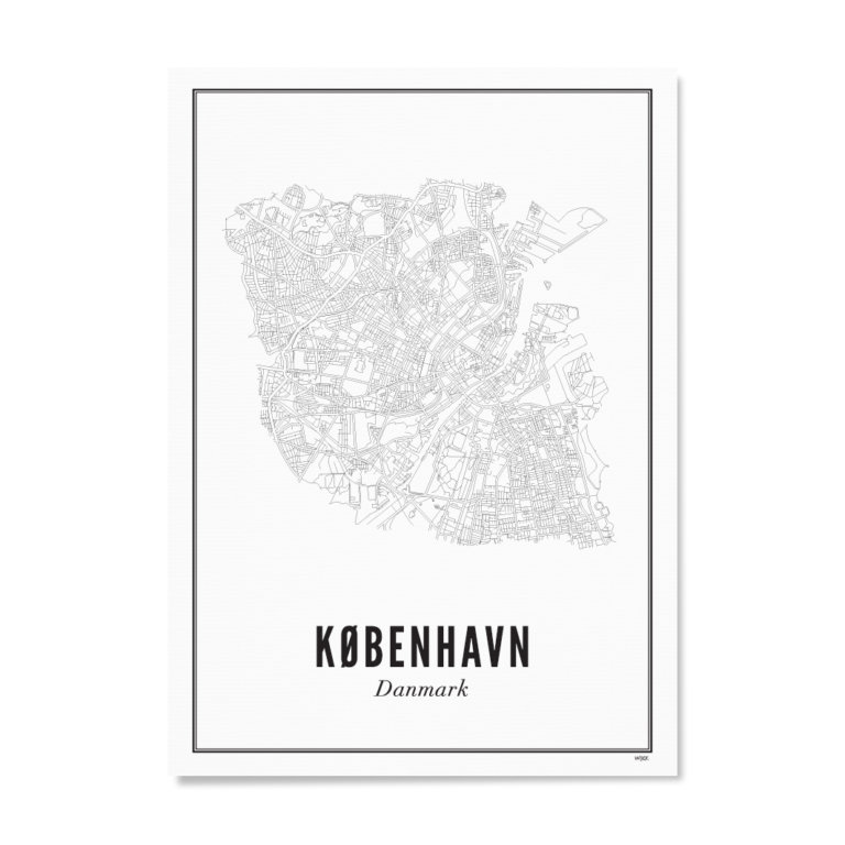 Print – Stadtplan Kopenhagen