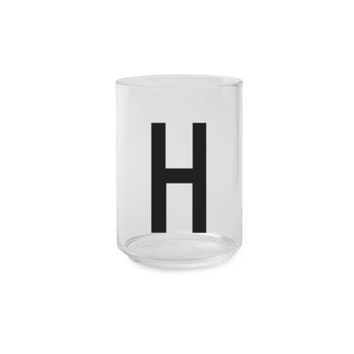 Design Letters Trinkglas H