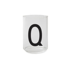 Design Letters Trinkglas Q