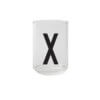 Design Letters Trinkglas X