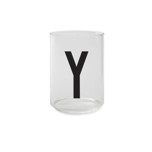 Design Letters – Trinkglas Y