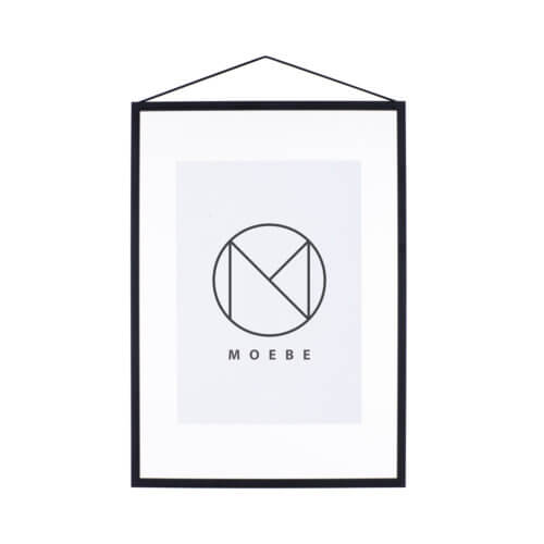 Moebe – Bilderrahmen Aluminium – Schwarz A3