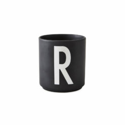 Design Letters Porzellan-Becher R Schwarz