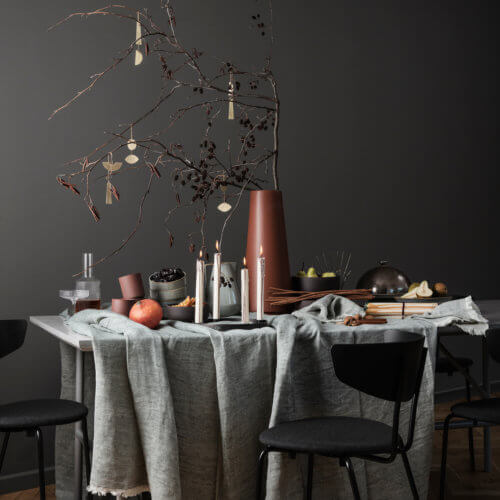 Ferm LIVING – Adventskranz Circle –Schwarz – S