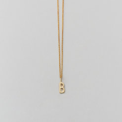 Design Letters – Kette mit Buchstabe B (10 mm)