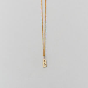 Design Letters – Kette mit Buchstabe B (10 mm)