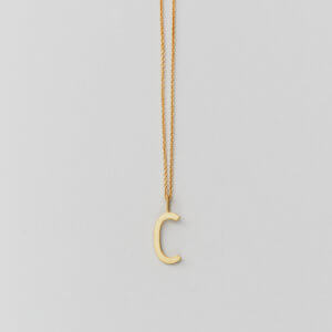 Design Letters – Kette mit Buchstabe C (16 mm)