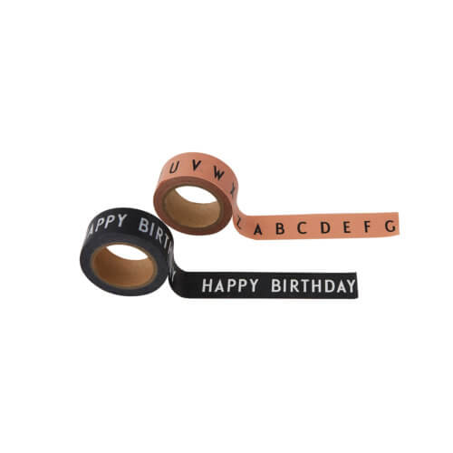 Design Letters – Masking Tape Happy Birthday