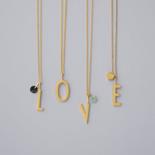 Design Letters – Buchstaben Anhänger für Kette