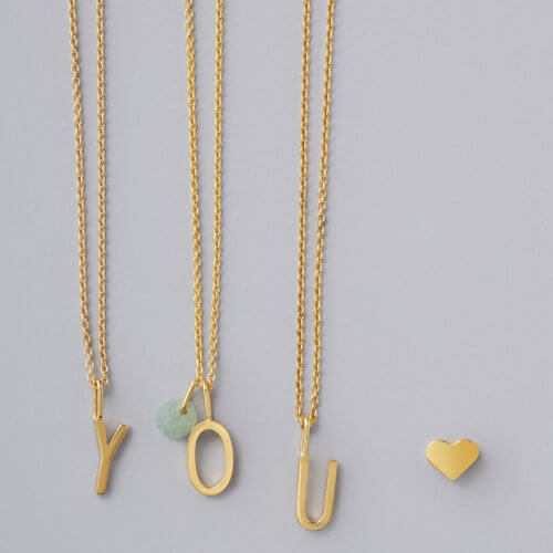 Design Letters – Buchstaben Anhänger für Kette