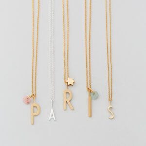 Design Letters – Buchstaben Anhänger für Kette