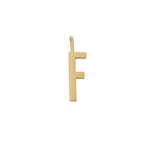 Design Letters – Kette mit Buchstabe F (16 mm)