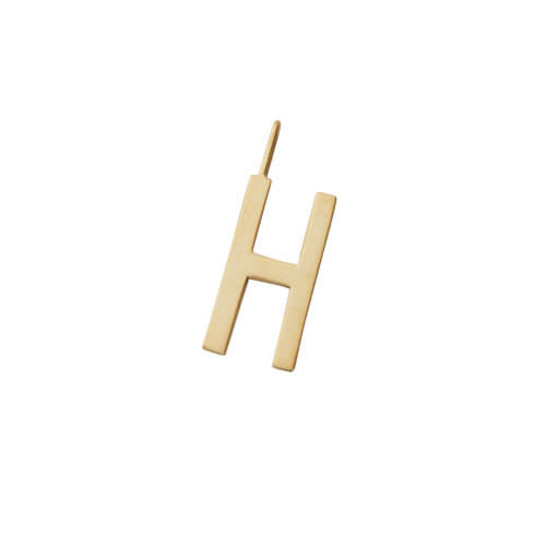 Design Letters – Kette mit Buchstabe H (16 mm)