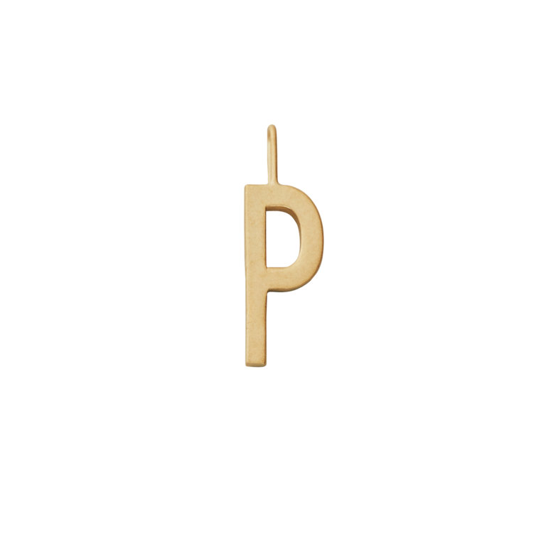 Design Letters – Kette mit Buchstabe P (16 mm)