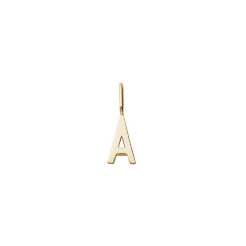 Design Letters – Buchstaben Anhänger A für Kette – 18K Gold