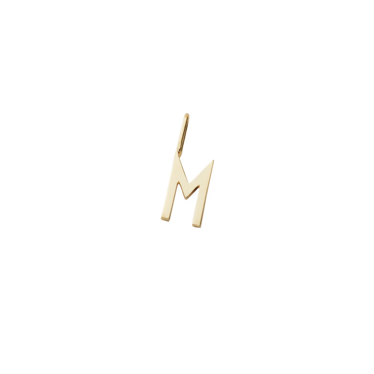 Design Letters – Kette mit Buchstabe M (10 mm)
