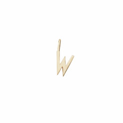 Design Letters – Kette mit Buchstabe W (10 mm)