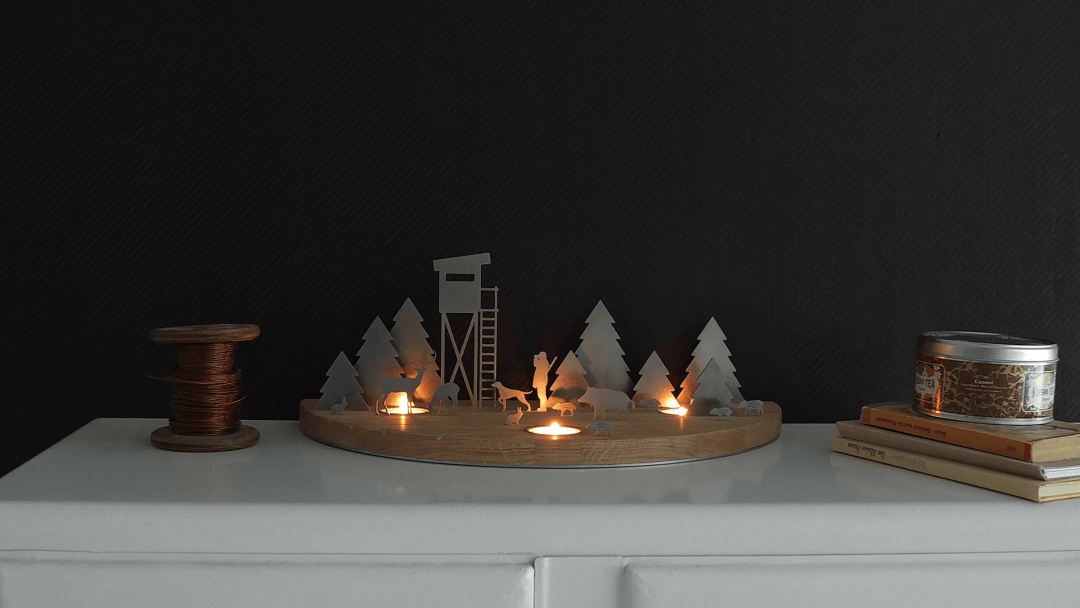 Unoferrum Silhouette Winterlandschaft L