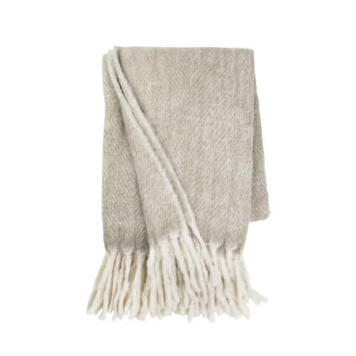 CCozy Living Copenhagen – Decke Mohair Khaki