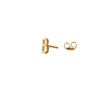 Design Letters Ohrstecker Buchstabe B Gold