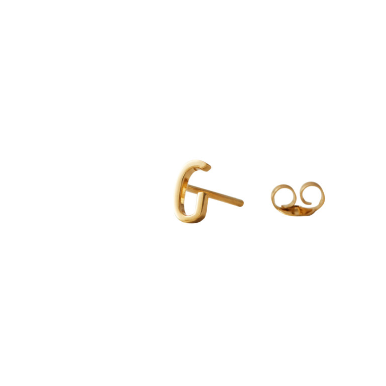 Design Letters Ohrstecker Buchstabe G Gold