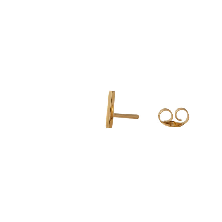 Design Letters Ohrstecker Buchstabe I Gold