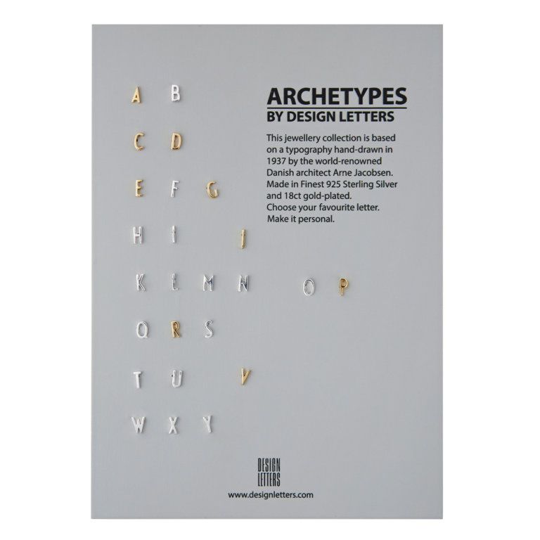 Design Letters Ohrstecker Buchstabe L Gold