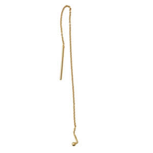 Design Letters Ohrschmuck Kette – 18K Gold