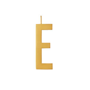 Design Letters – Buchstabe E (30 mm) – 18K Gold