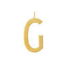 Design Letters – Buchstabe G (30 mm) – 18K Gold