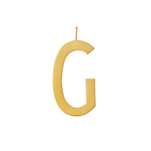 Design Letters – Buchstabe G (30 mm) – 18K Gold