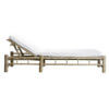 Tine K Home Bambus Double Lounge Liege Weiß