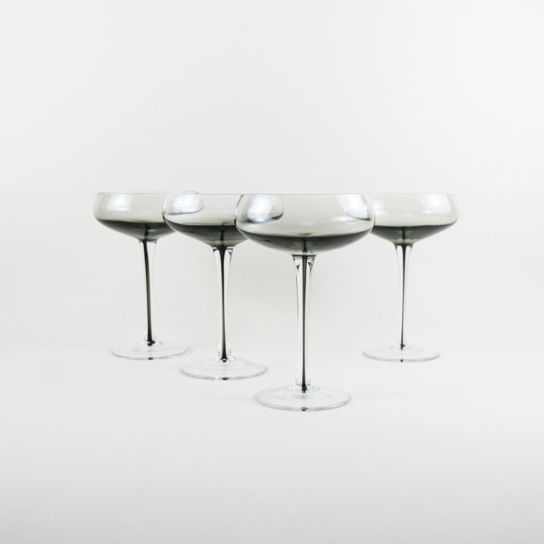 Broste Copenhagen – 4er Set Cocktailglas SMOKE