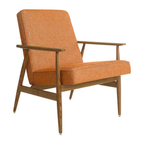366 FOX Lounge Sessel – Kollektion Loft, Farbe Mandarin