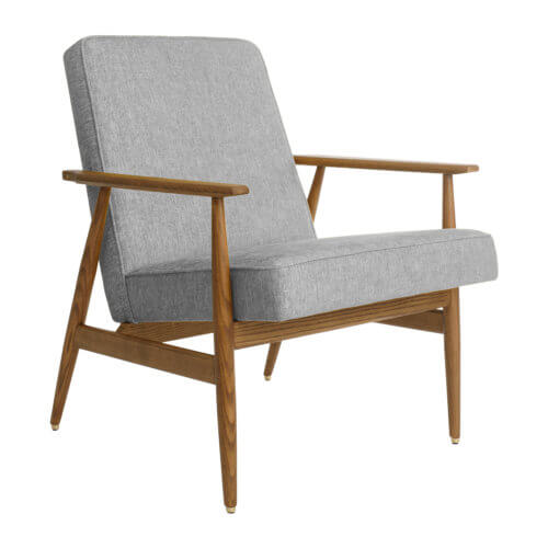 366 FOX Lounge Sessel – Kollektion Loft, Farbe Silver