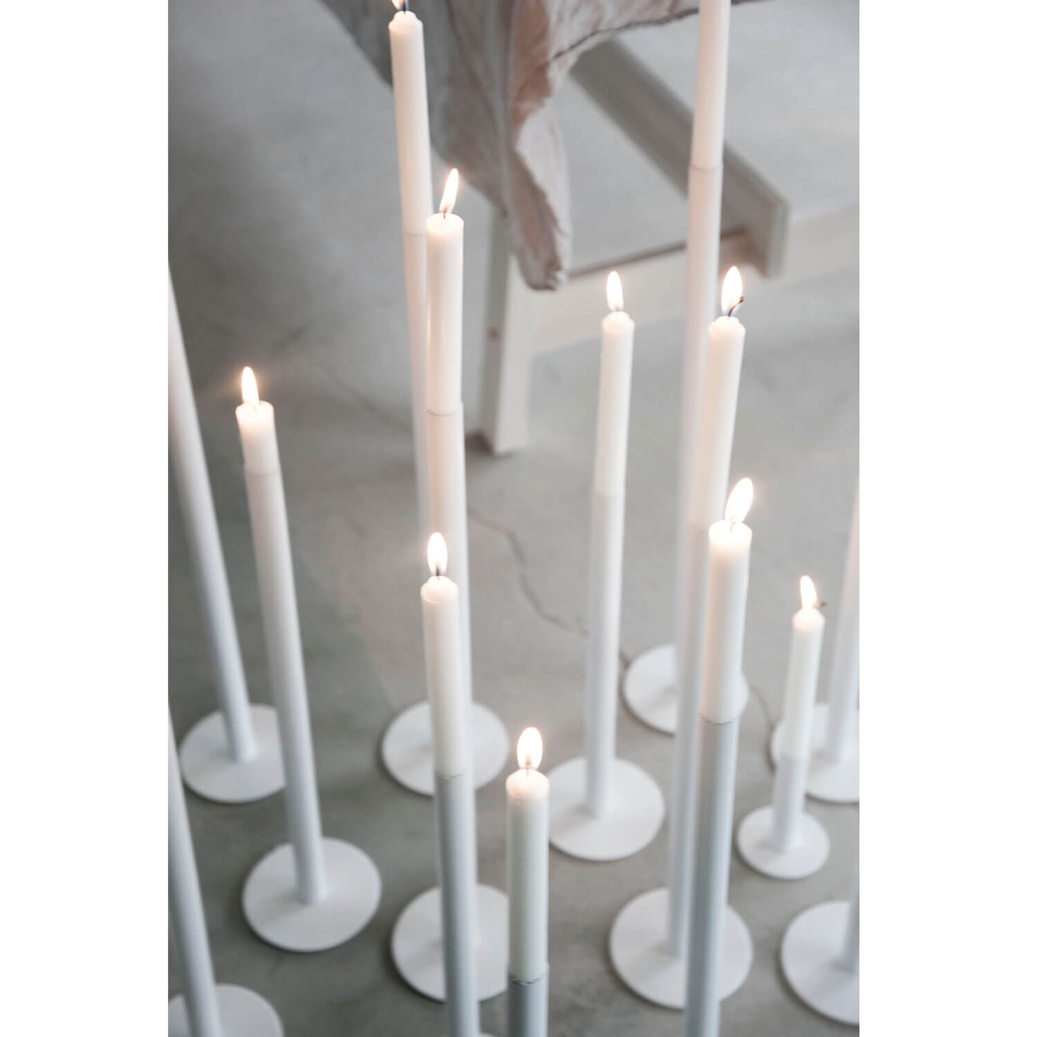 60cm Storefactory candiles ekeberga blanco