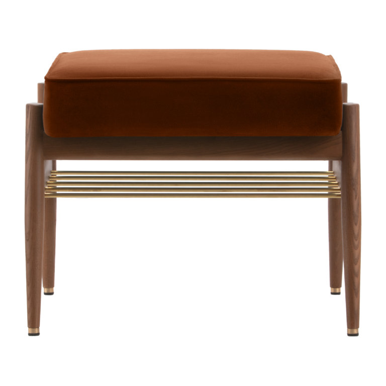 366-Concept-Fox-Footrest-W03-Velvet-Red-Brick-front