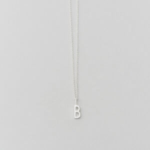 Design Letters Buchstabe B (10 mm) Silber – mit oder ohne Kette