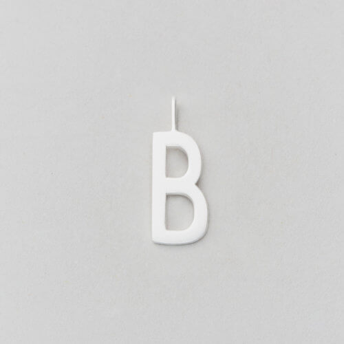 Design Letters Buchstabe B (16 mm) Silber