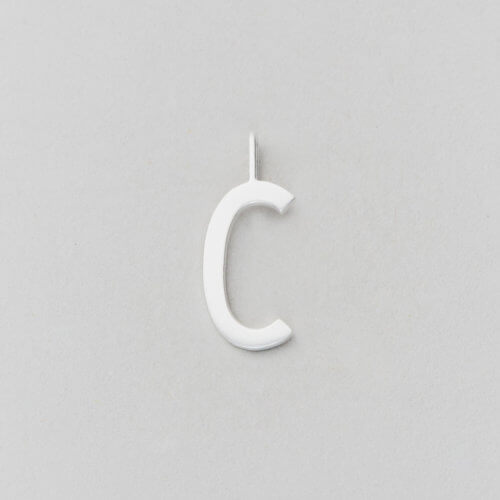 Design Letters Buchstabe C (16 mm) Silber