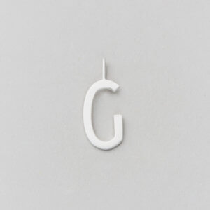 Design Letters Buchstabe G (16 mm) Silber