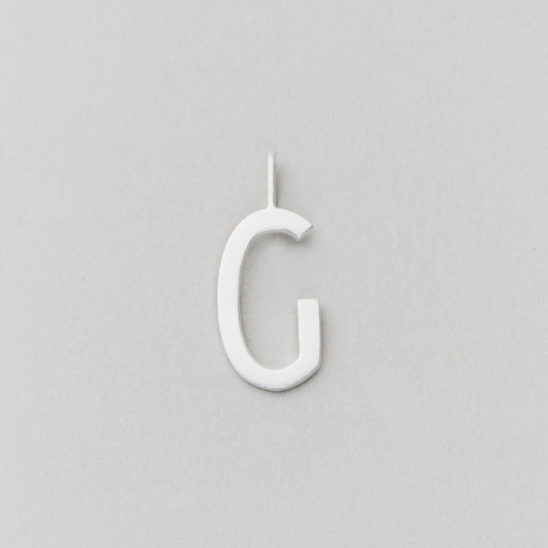 Design Letters Buchstabe G (16 mm) Silber