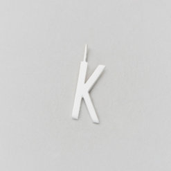 Design Letters Buchstabe K (16 mm) Silber