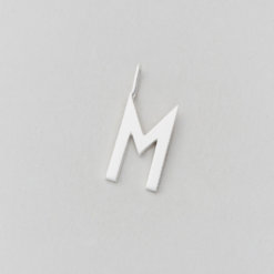 Design Letters Buchstabe M (16 mm) Silber